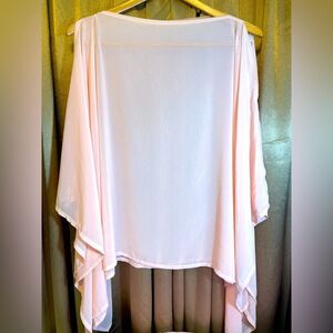 G brand pink sheet versatile oversized scarf or wrap